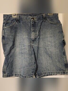 Men's Light Blue Wrangler Carpenter Shorts